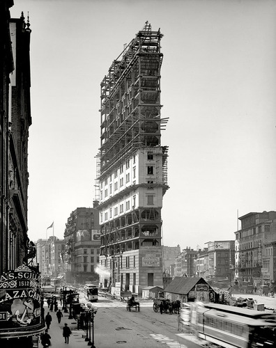 times Square under construction